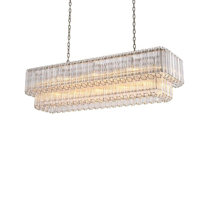 Eichholtz Vittoria Rectangular Chandelier - Nickel